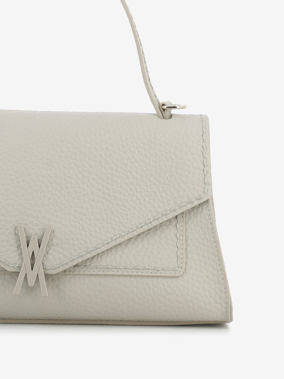 Borsa Queen con patta beige