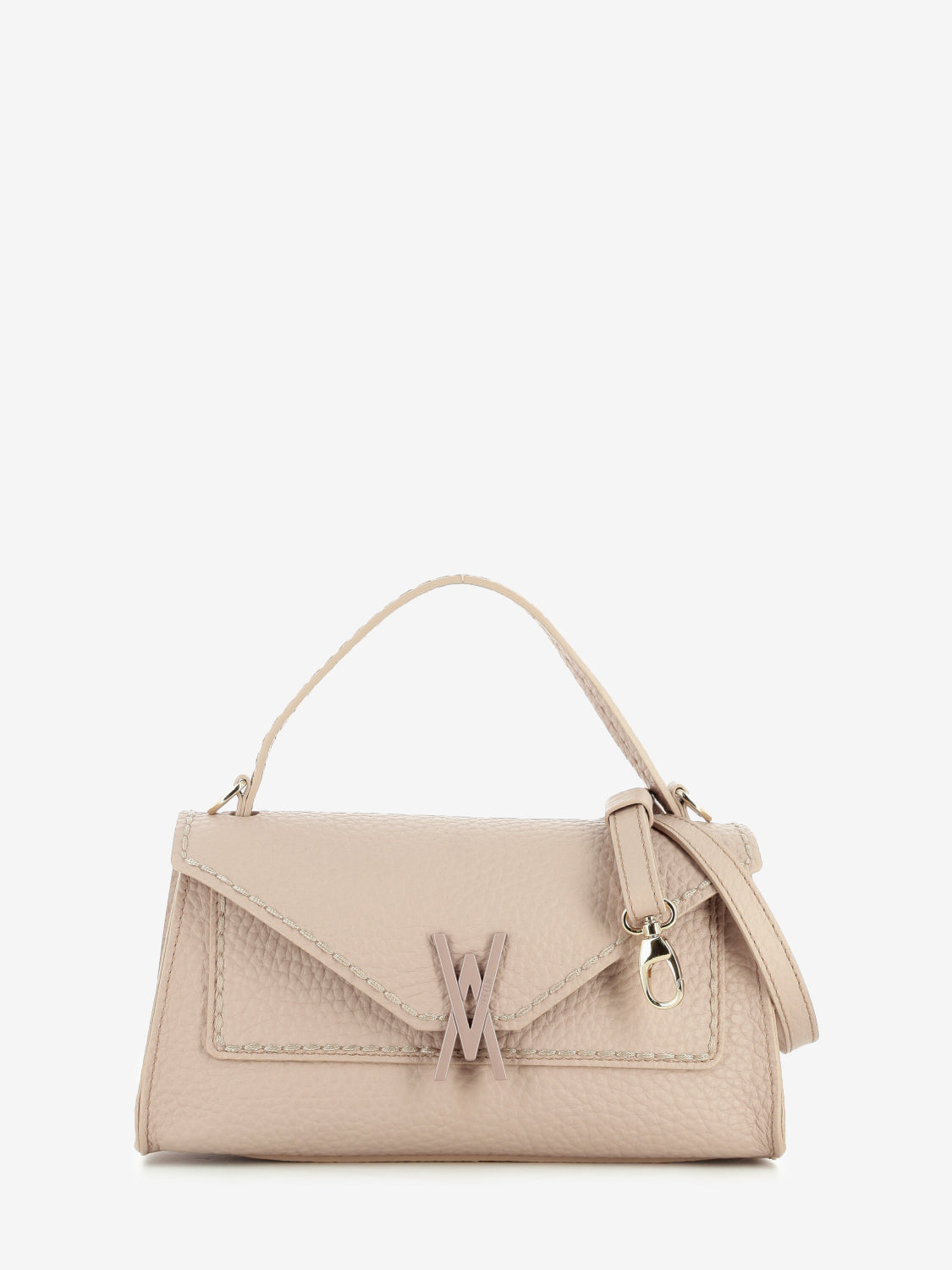 Borsa Queen in pelle rosa