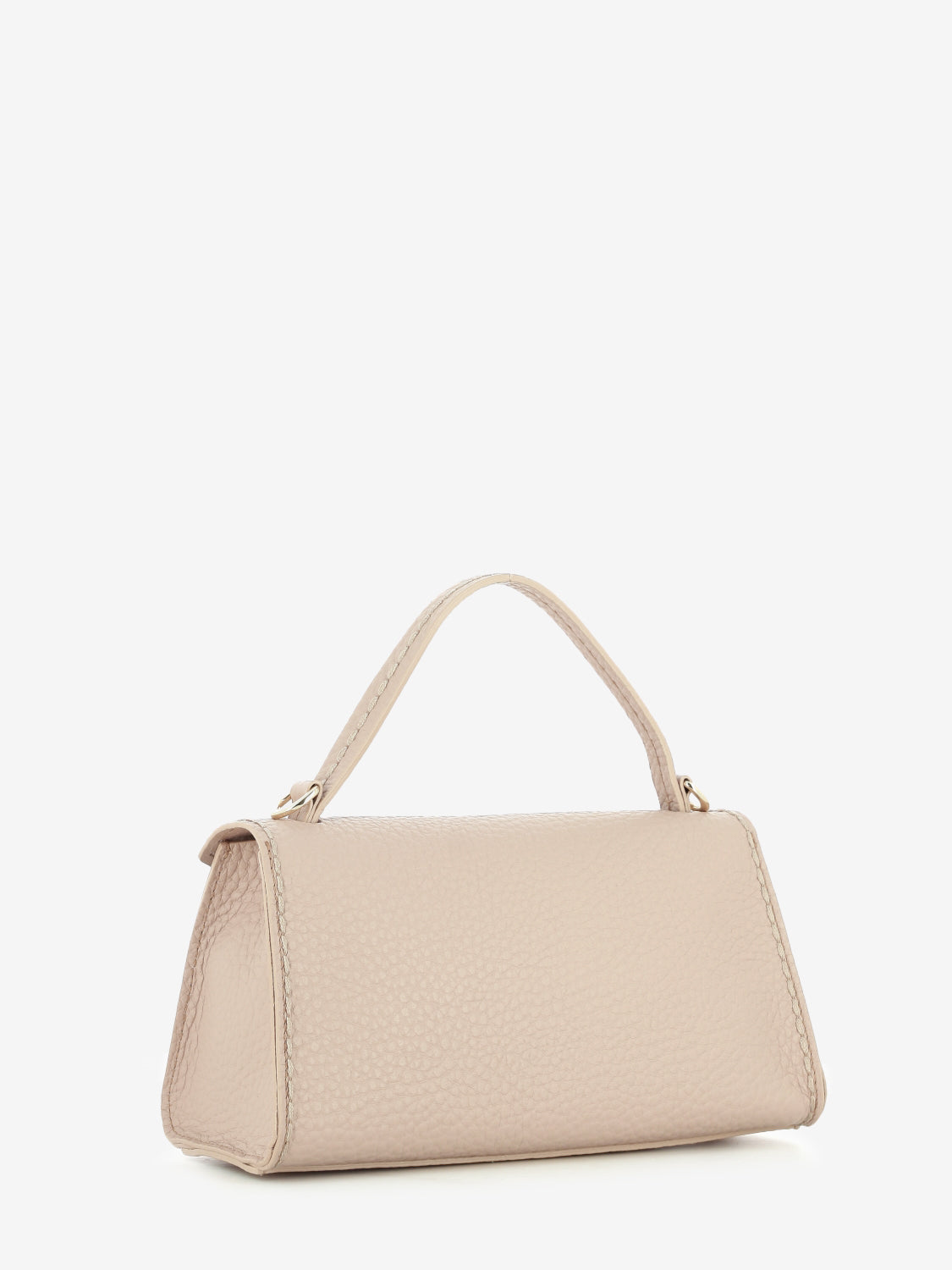 Borsa Queen in pelle rosa