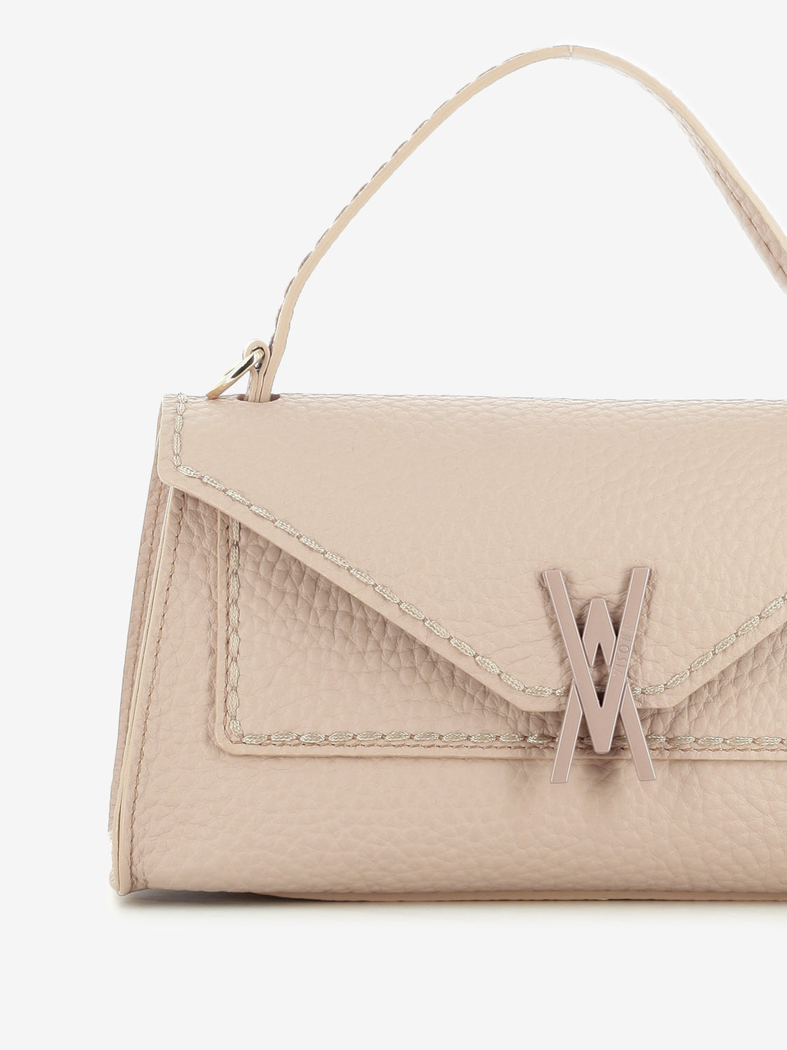 Borsa Queen in pelle rosa