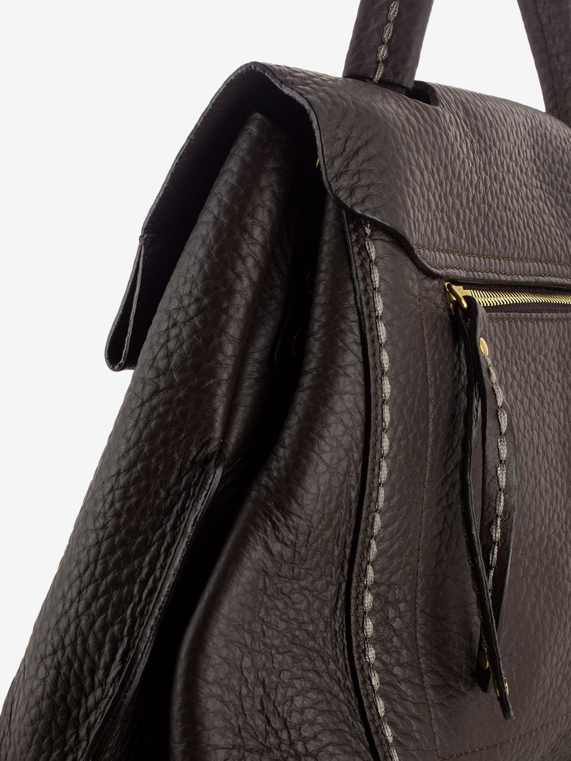 Borsa Queen large testa di moro