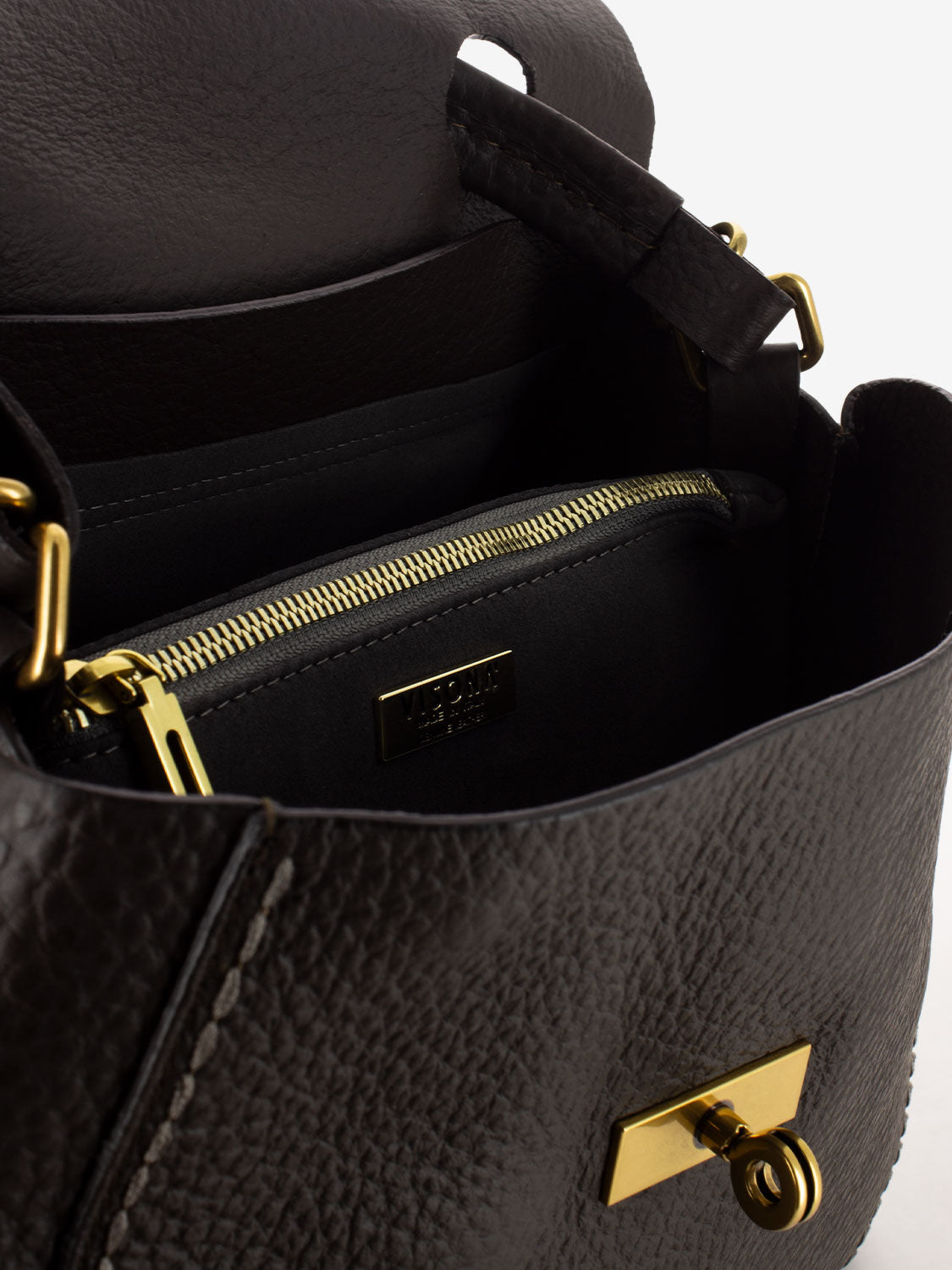 Borsa Queen large testa di moro