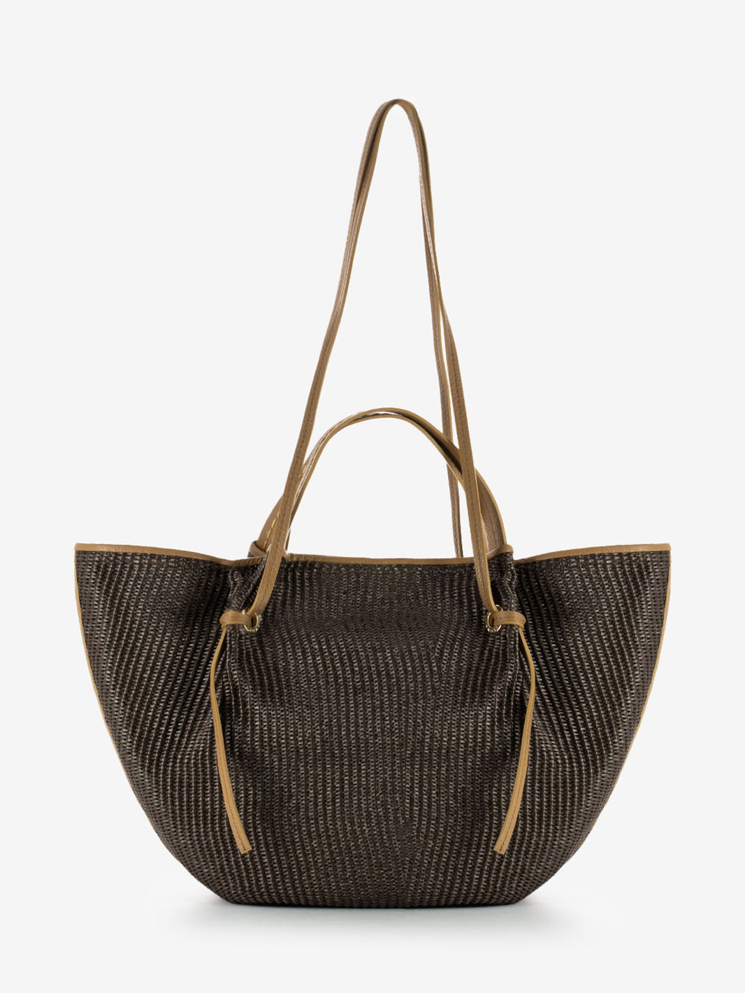 Ebony Raffia Bag