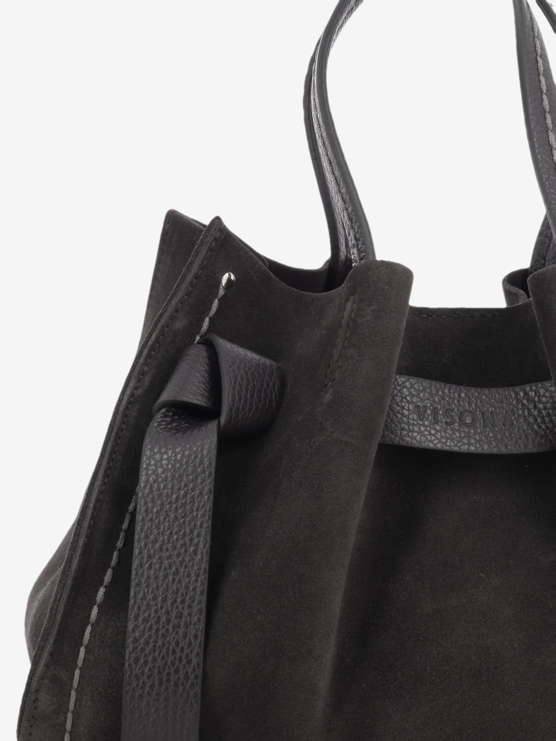 Borsa Vittoria camoscio ebony