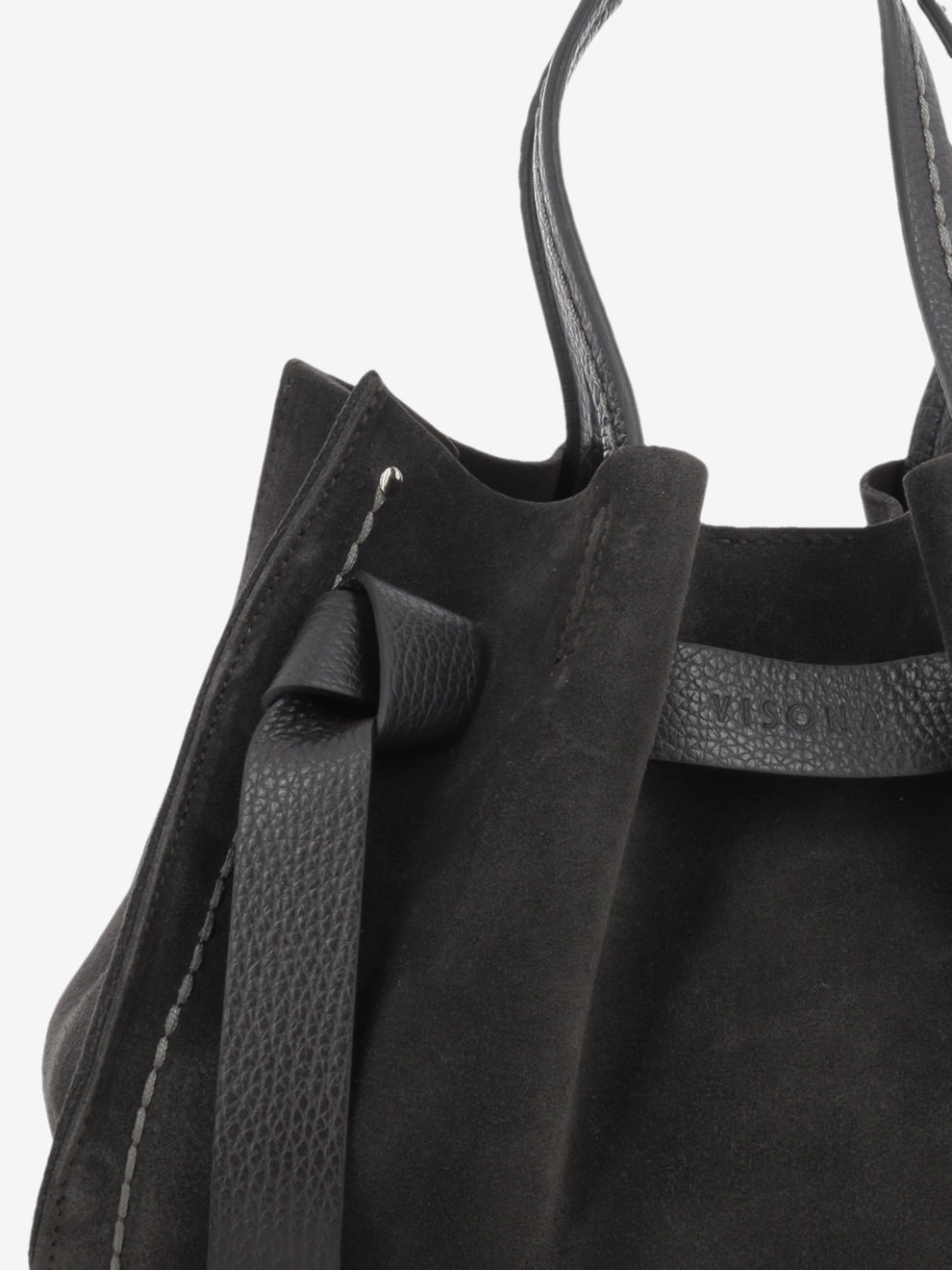 Borsa Vittoria camoscio ebony