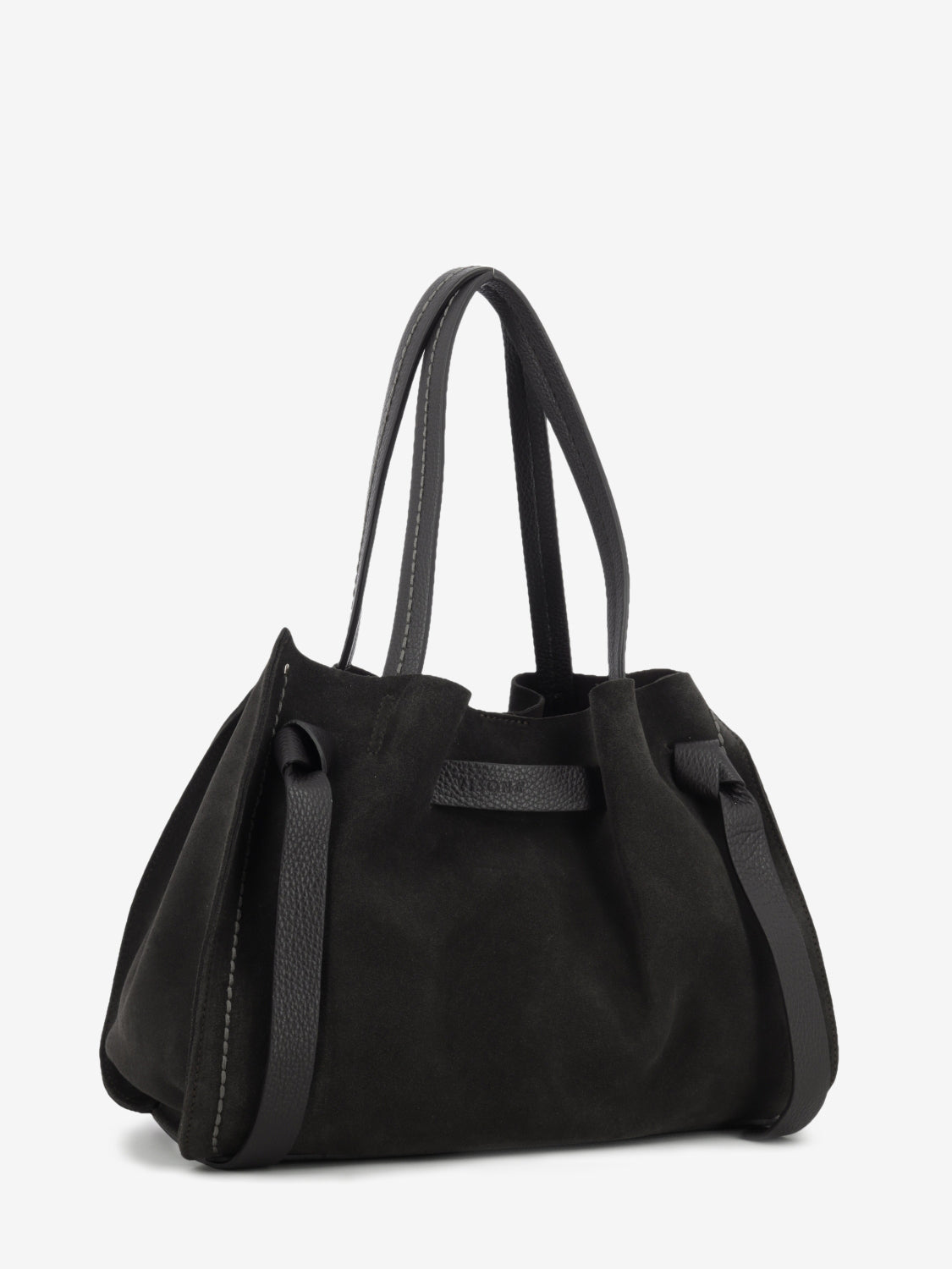 Borsa Vittoria suede ebony