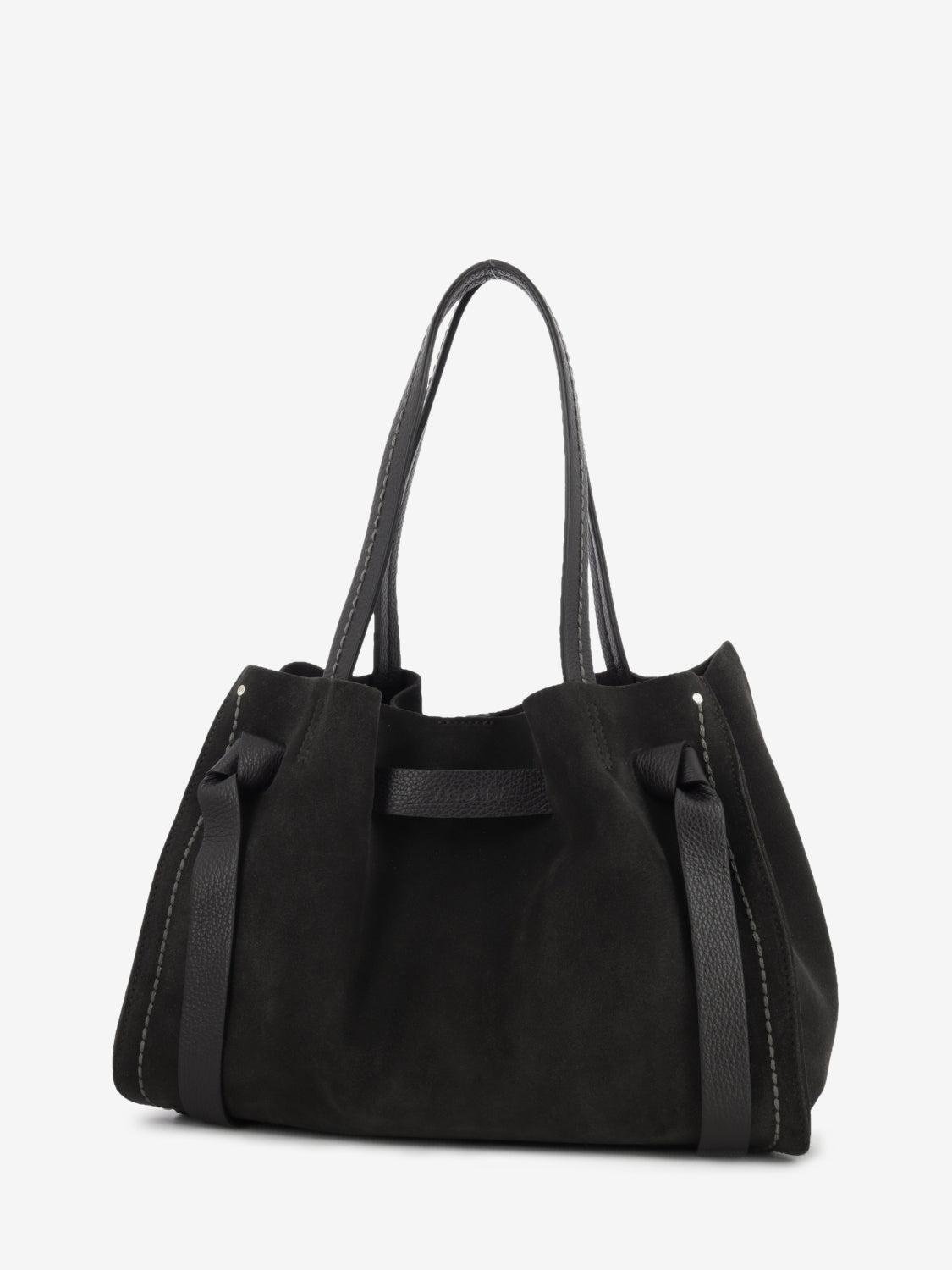 Borsa Vittoria suede ebony