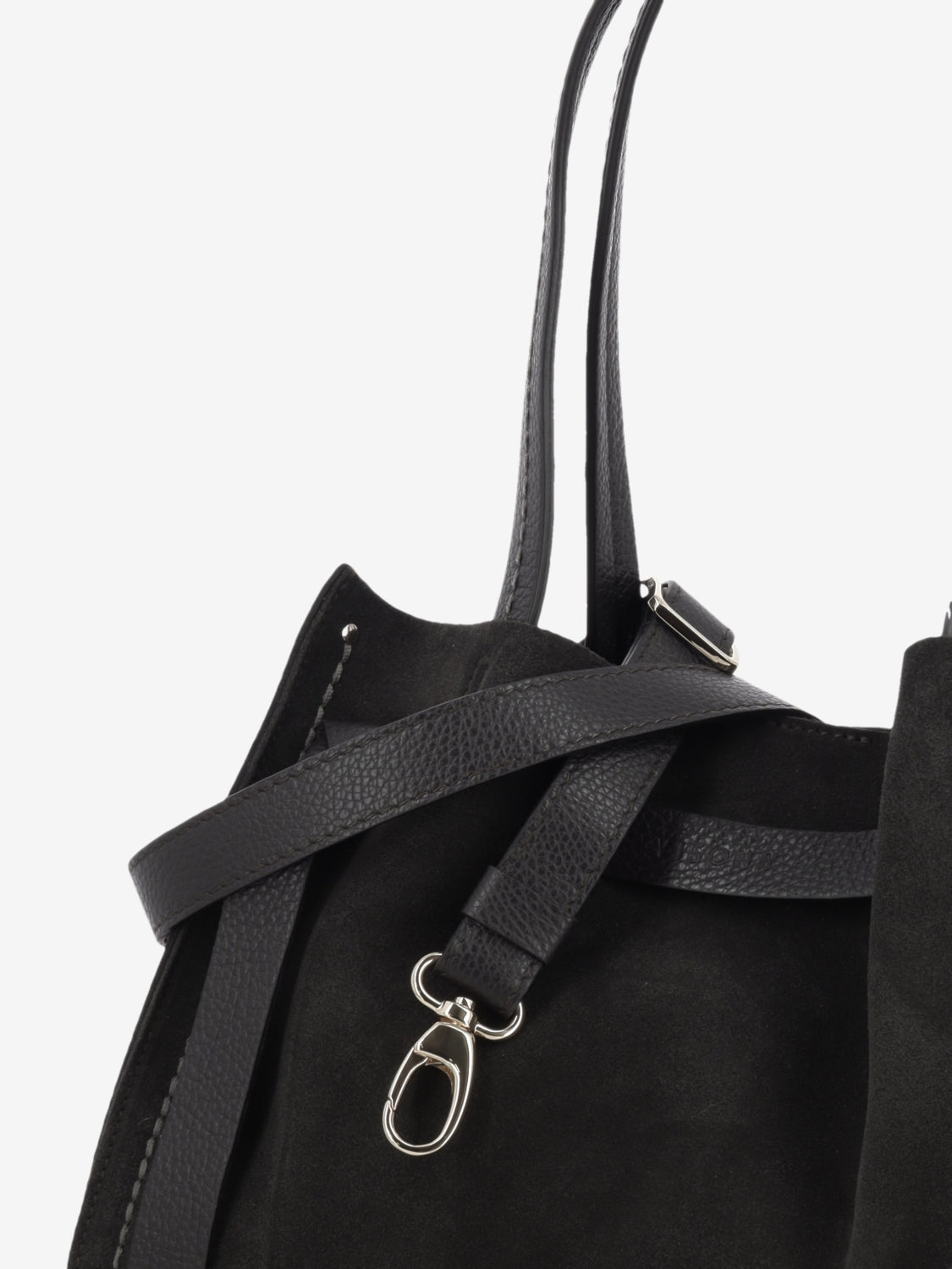 Borsa Vittoria suede ebony