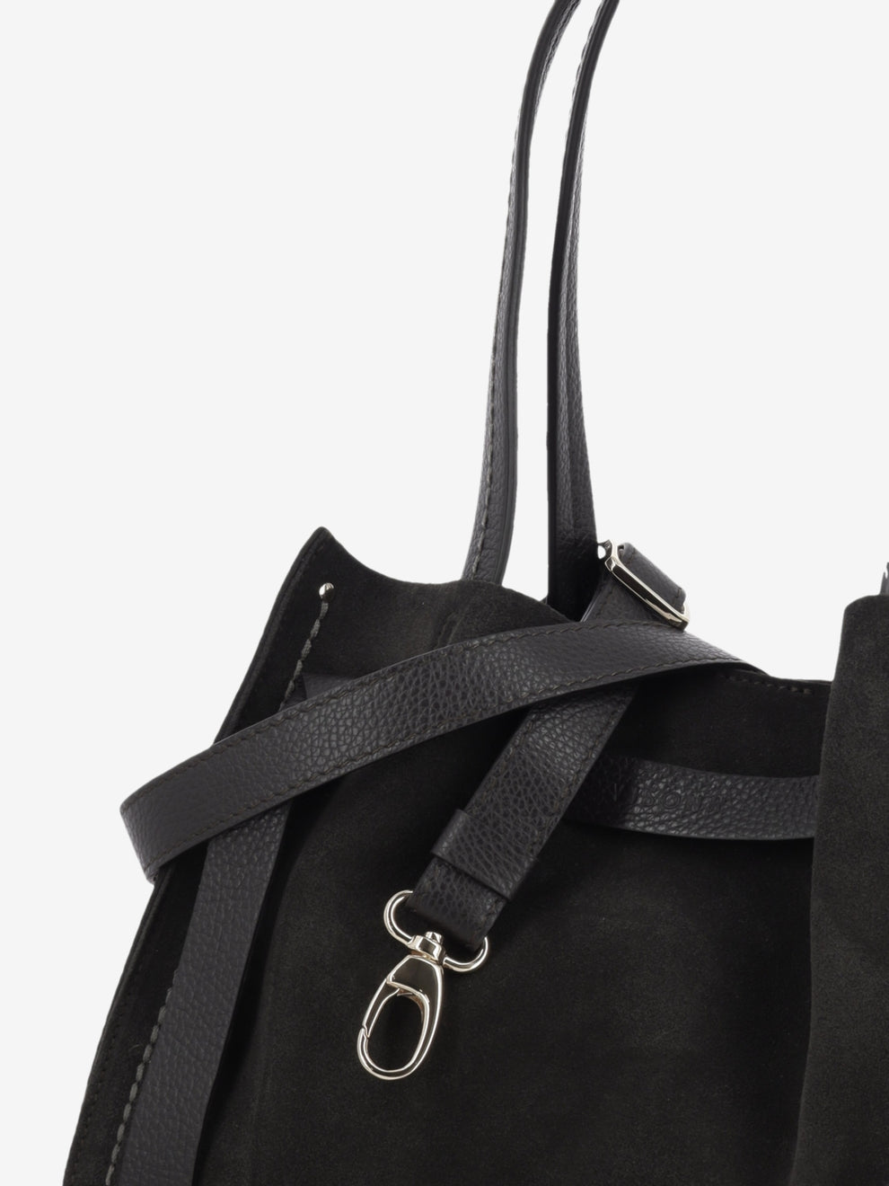 Borsa Vittoria suede ebony