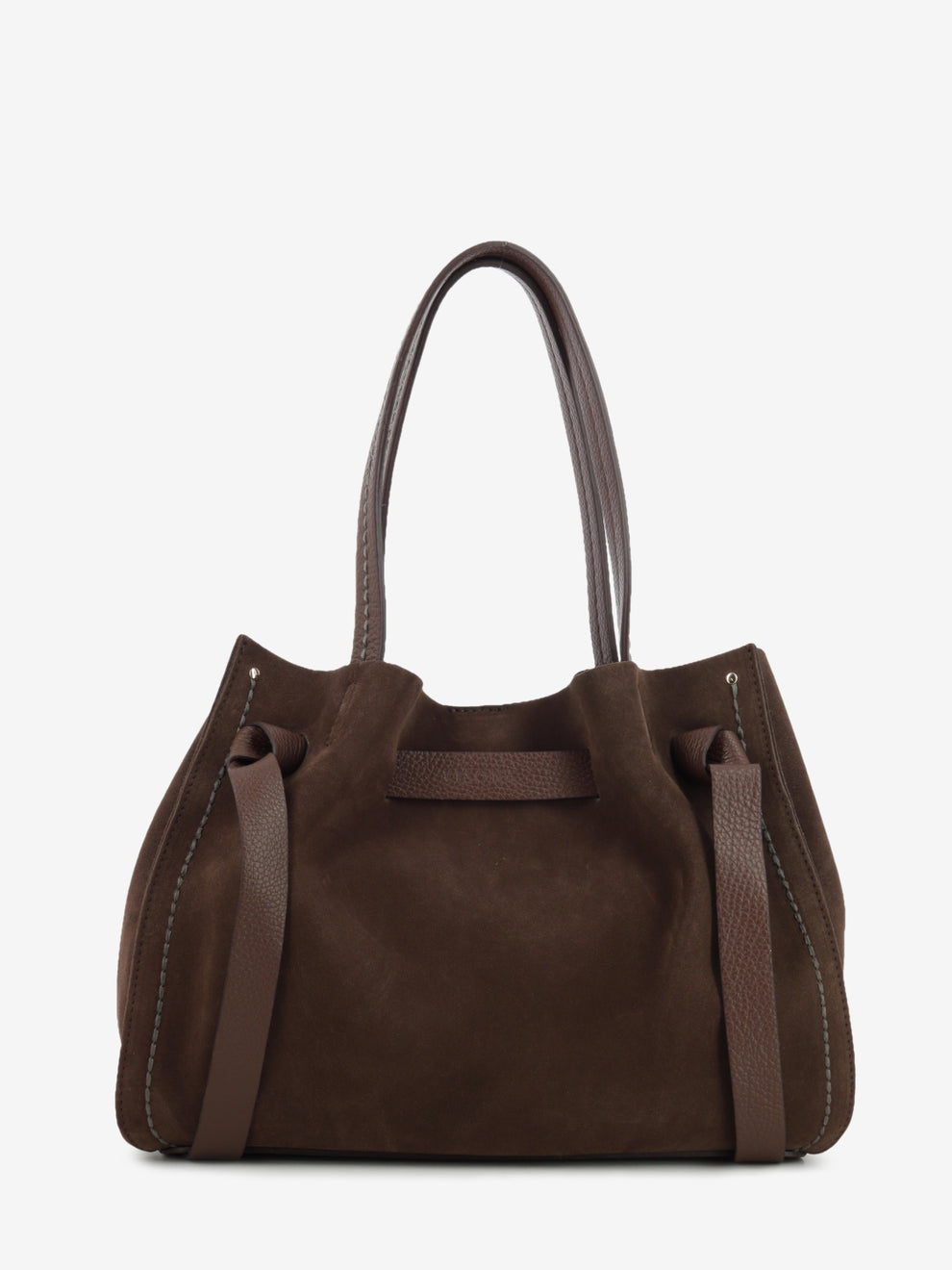 Borsa Vittoria suede chocolate