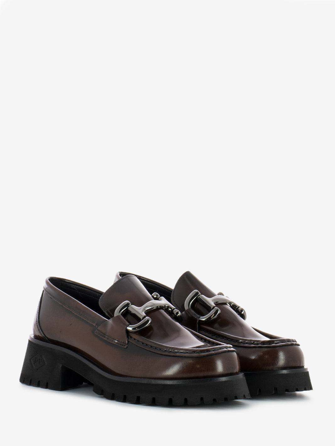 Cognac brushed moccasins