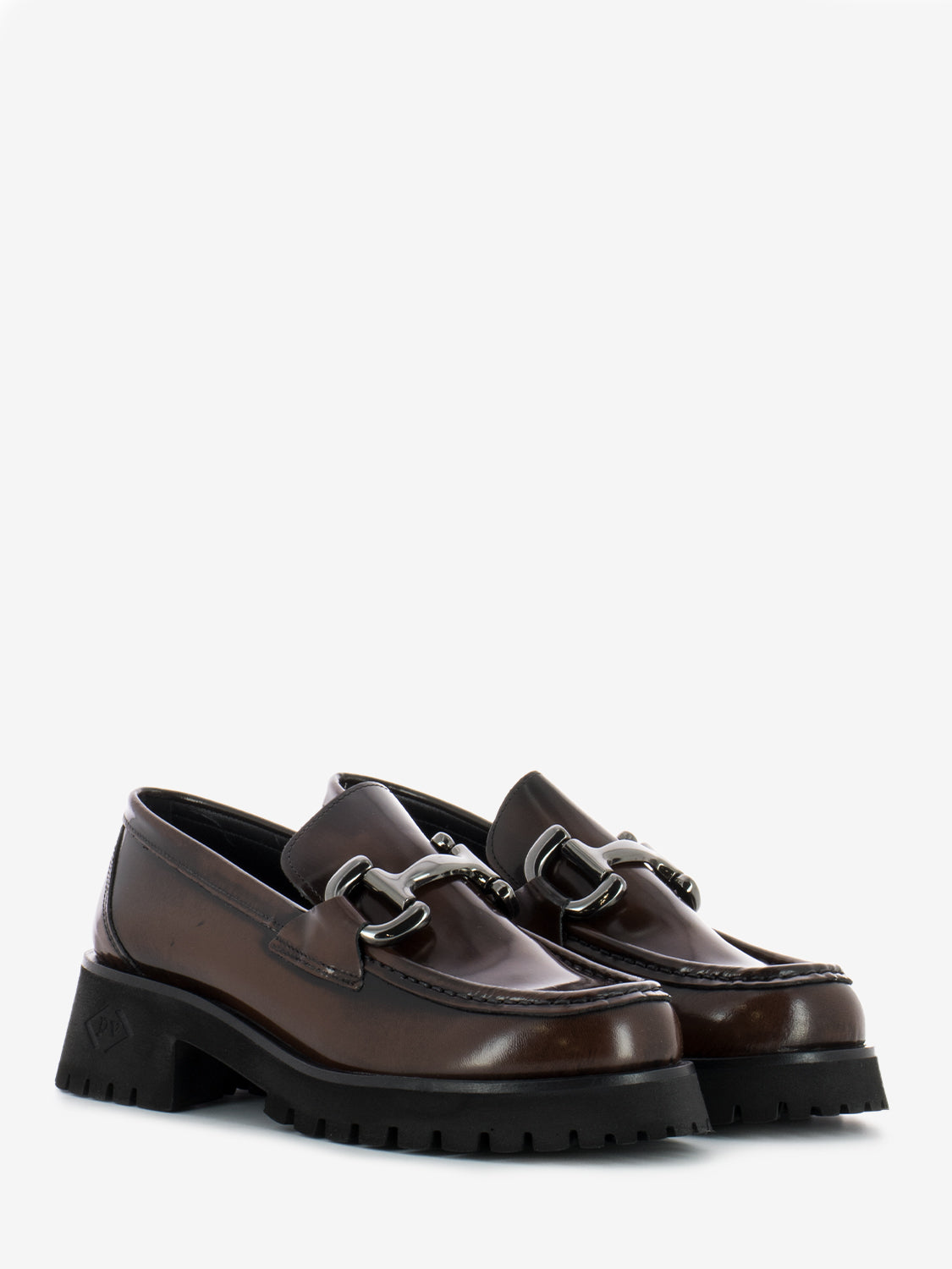 Cognac brushed moccasins