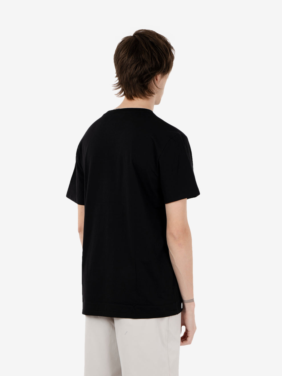 T-shirt with black logo