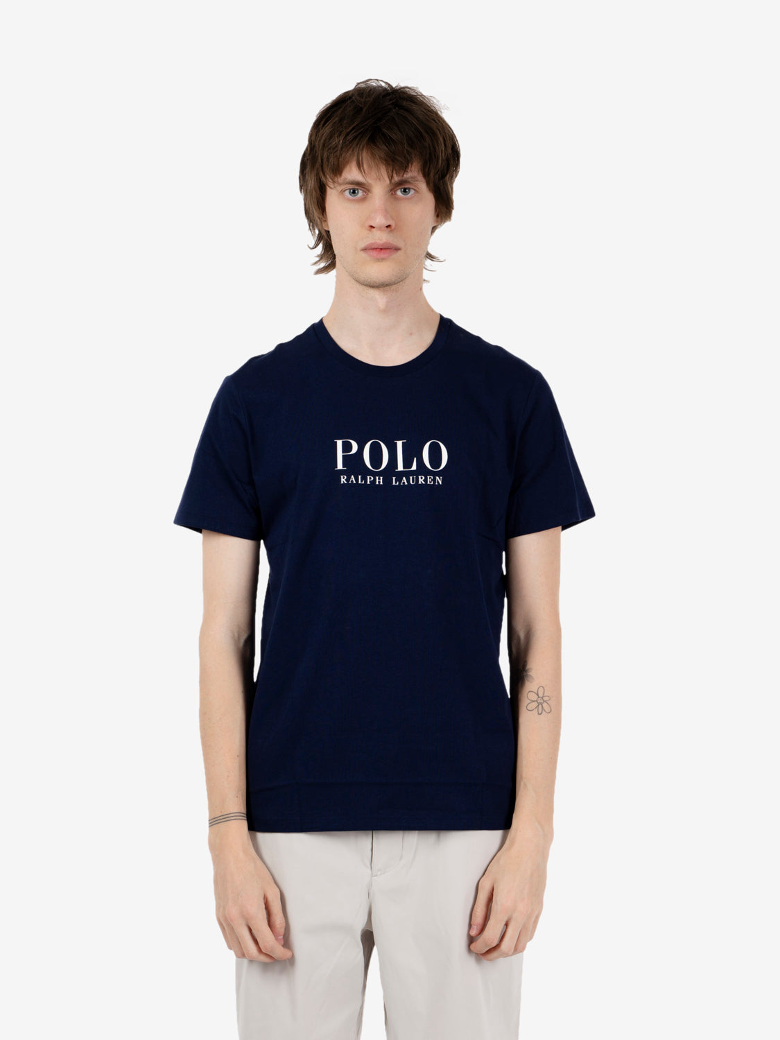 Navy logo t-shirt