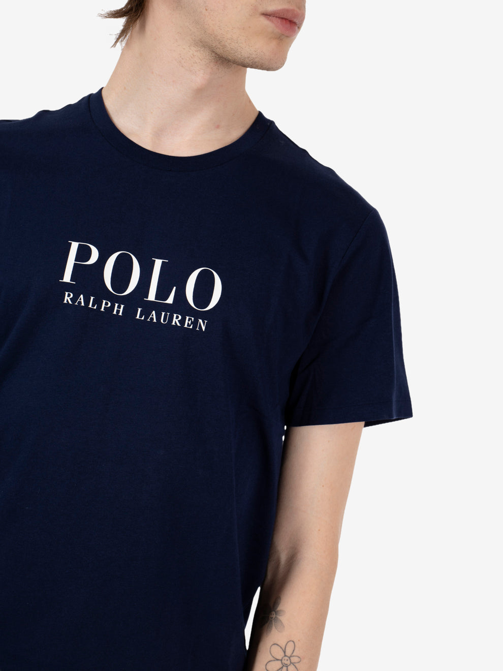 Navy logo t-shirt