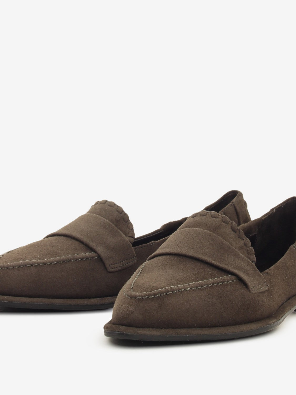 Mocassini Grace camoscio coffee