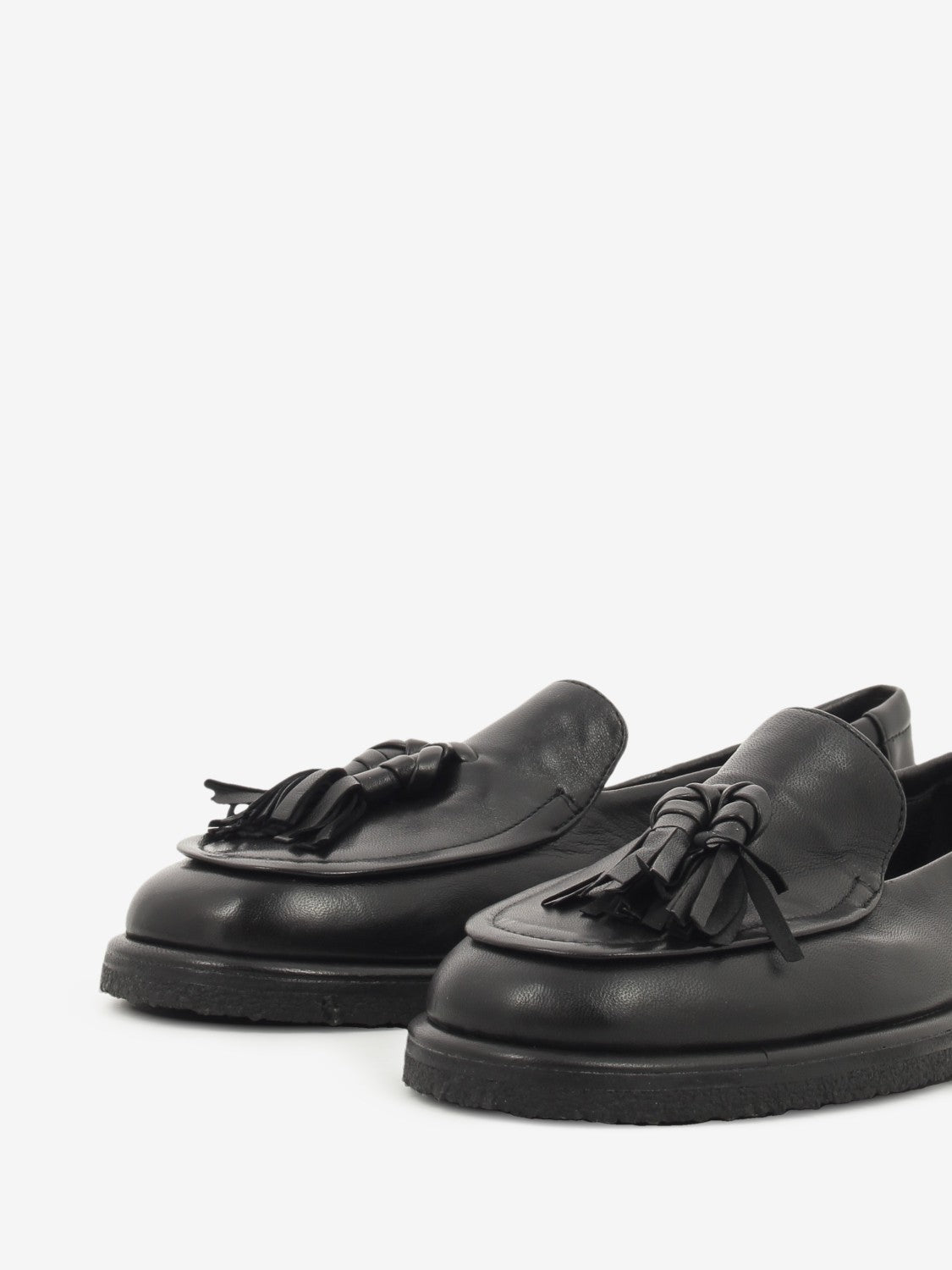 Mocassini Mia in nappa nera