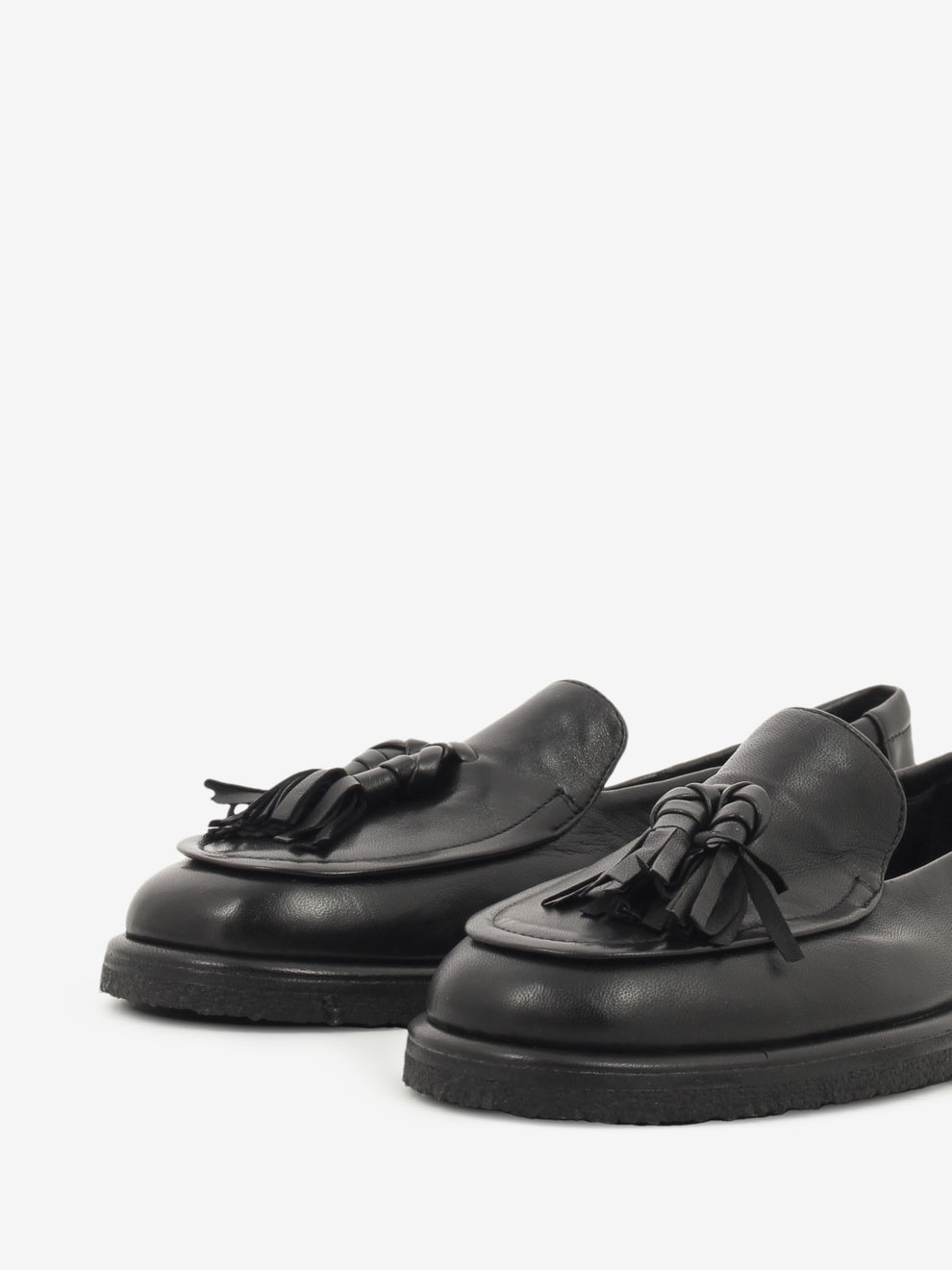 Mocassini Mia in nappa nera