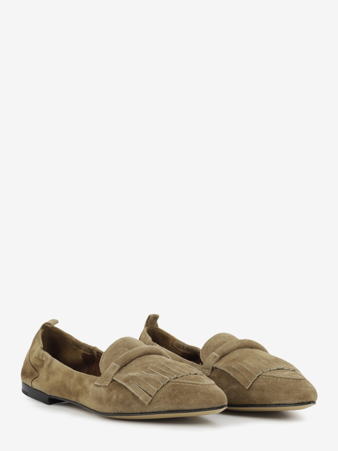 Toffee beige suede loafer