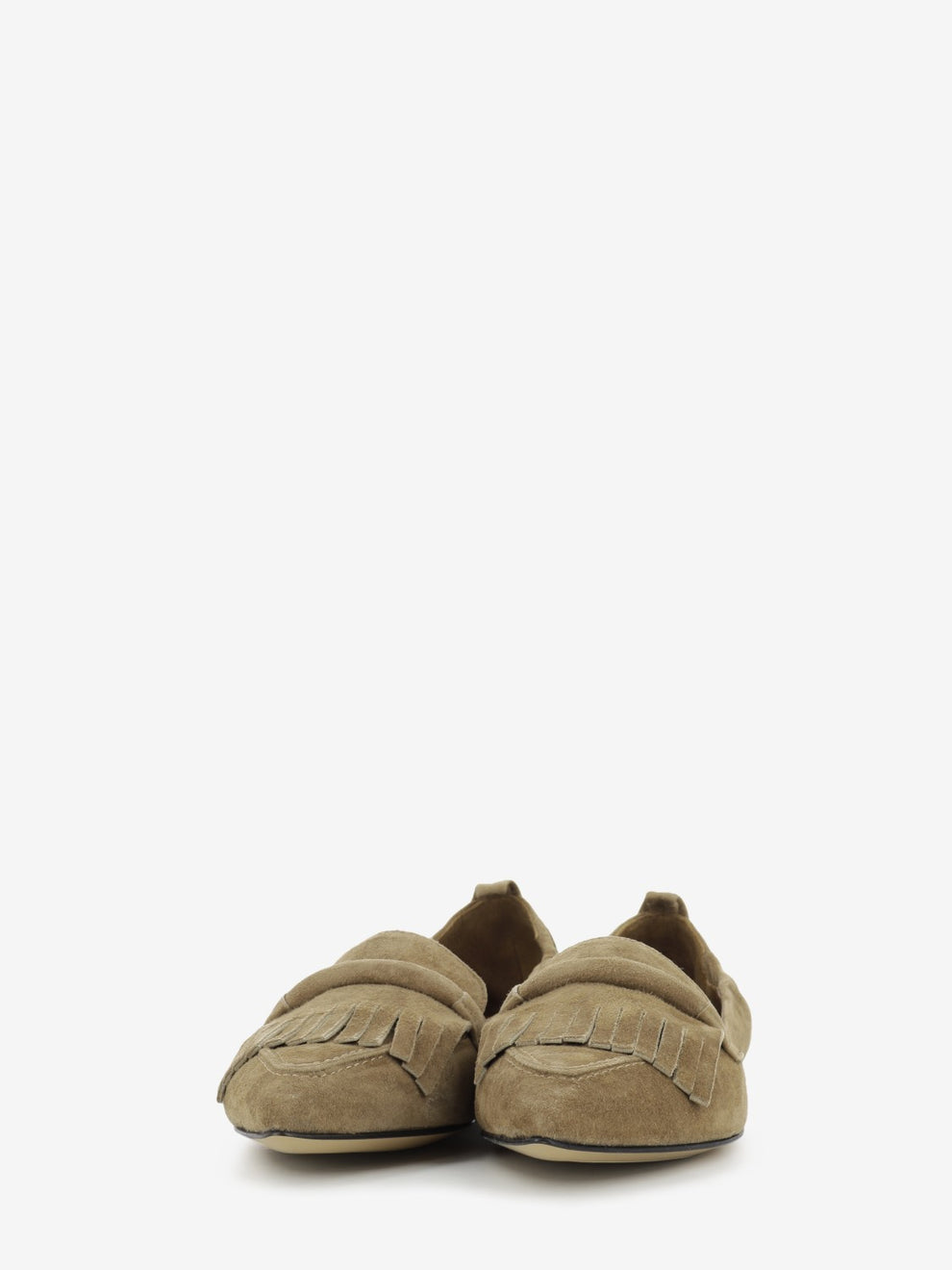 Toffee beige suede loafer