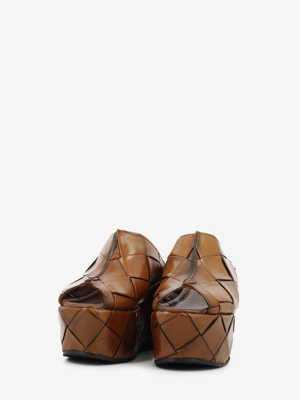 Elisa brown wedge sandal