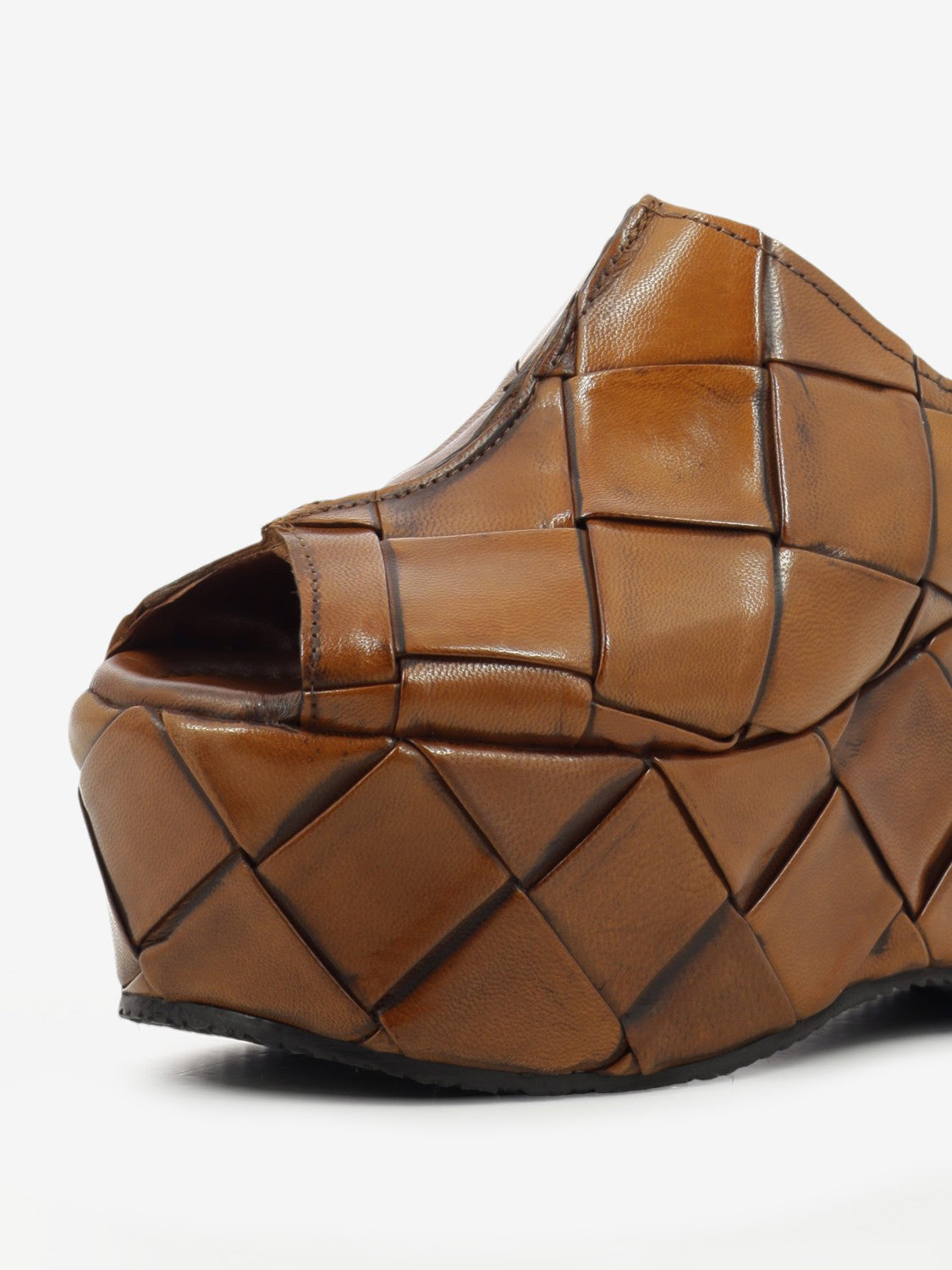 Elisa brown wedge sandal