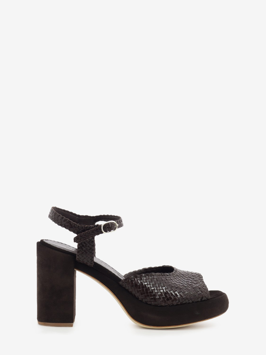 Sandali con tacco Asha marrone