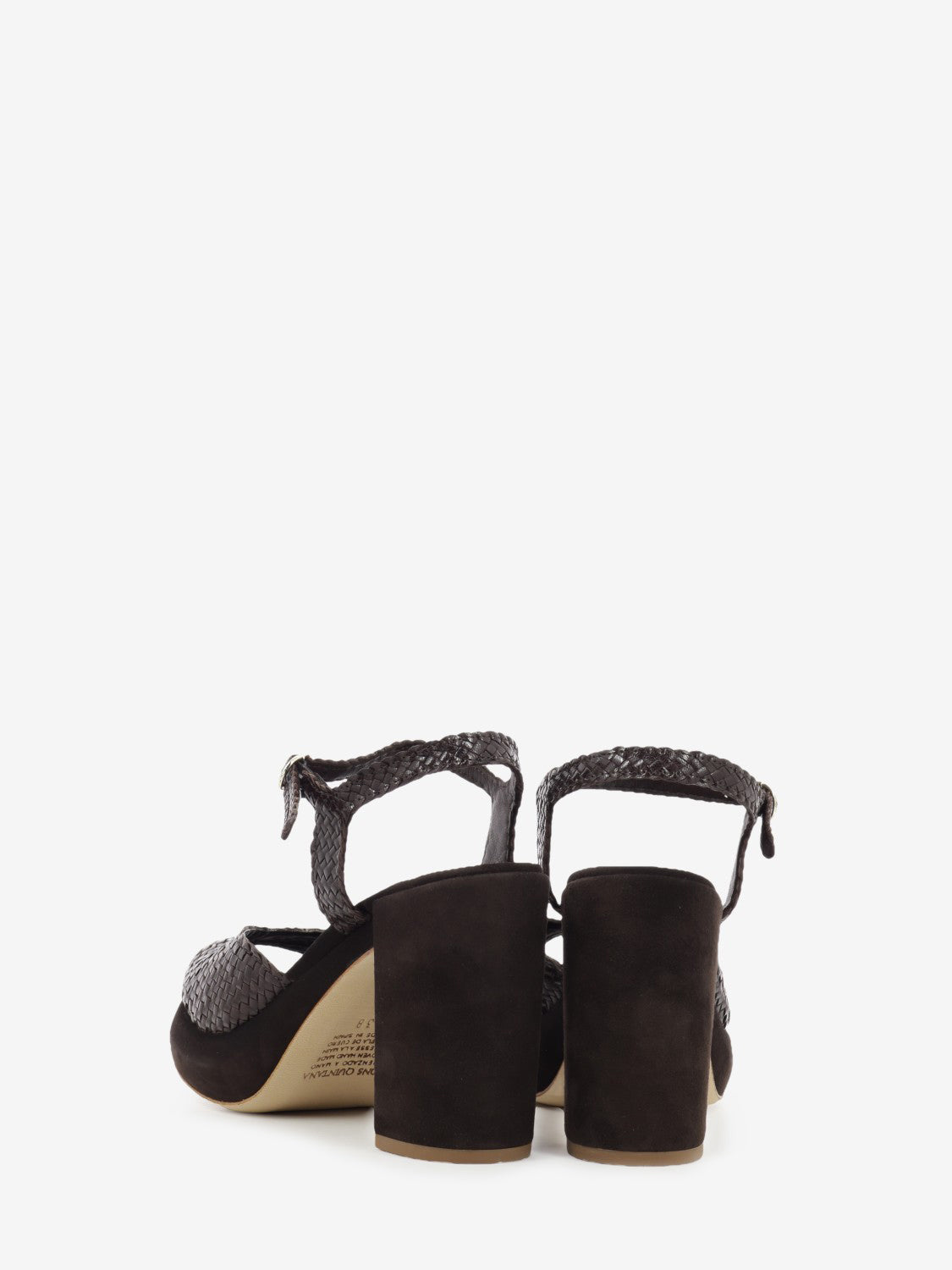Sandali con tacco Asha marrone