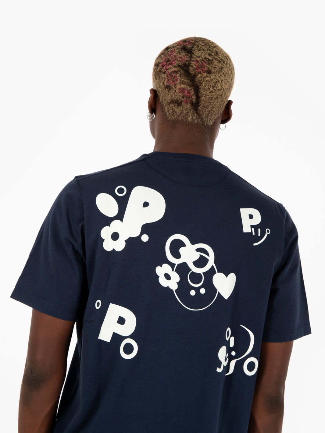 T-shirt Reni nevy / glow in the dark