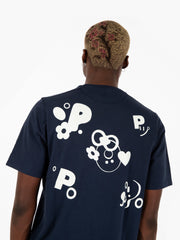 POP TRADING COMPANY - T-shirt Reni nevy / glow in the dark