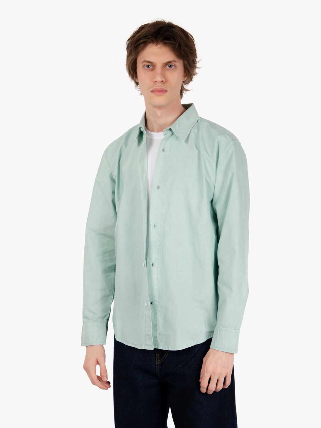 Applique Logo Shirt Blue Haze