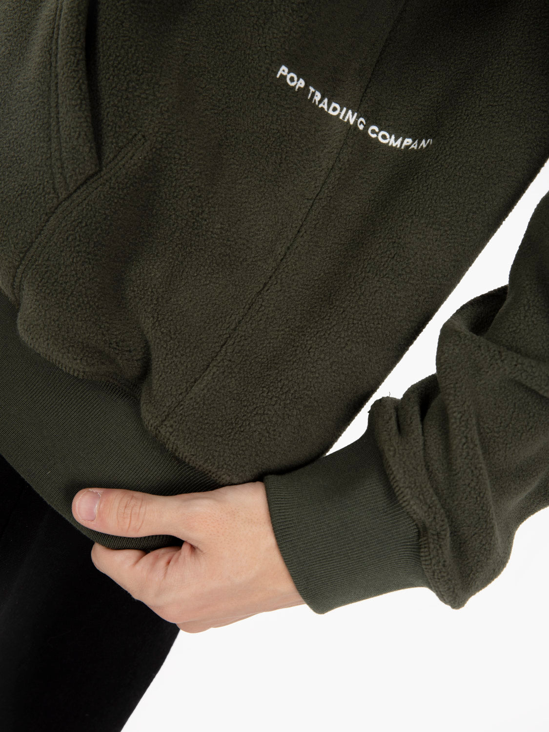 Arch hooded sweat duffel green