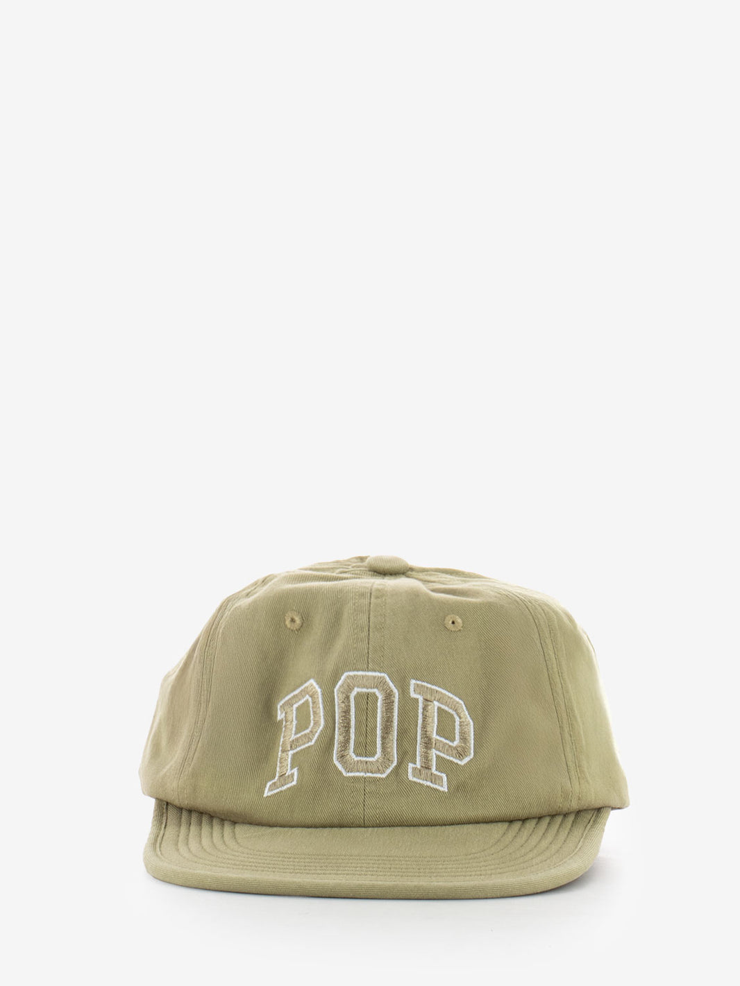 Arch Logo Flexfoam 6 Panel Cap in White Pepper