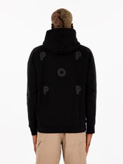 POP TRADING COMPANY - Felpa Hooded black