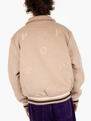 POP TRADING COMPANY - Giacca Varsity beige