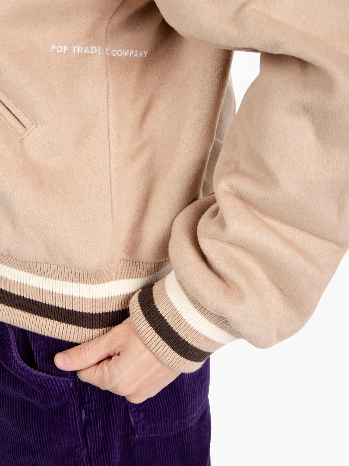 Giacca Varsity beige