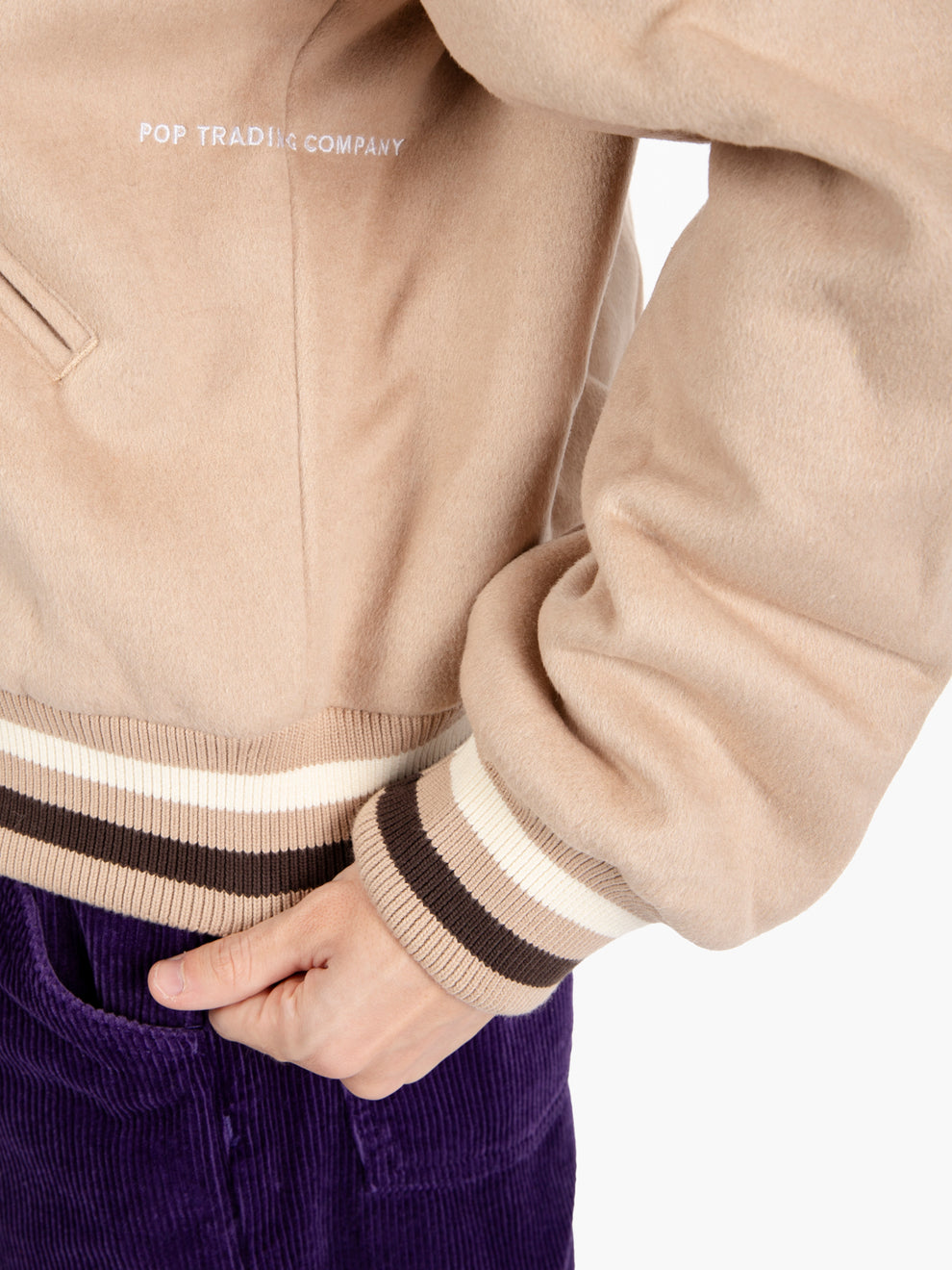 Giacca Varsity beige