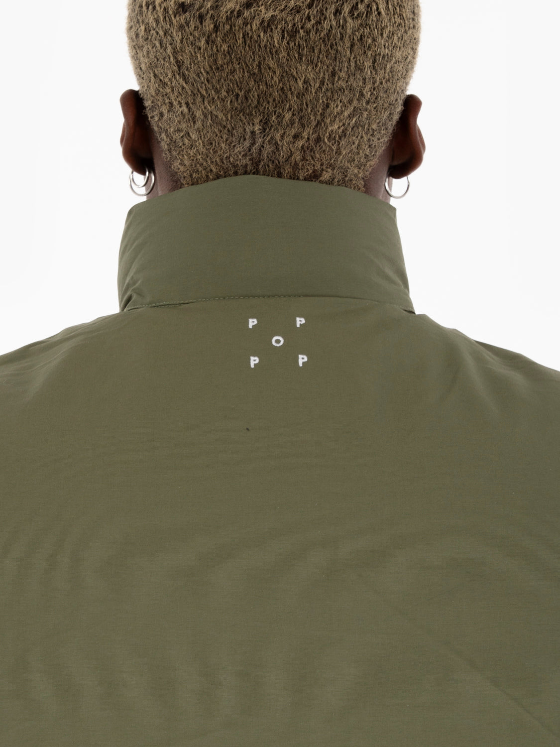 Green double-face padded vest