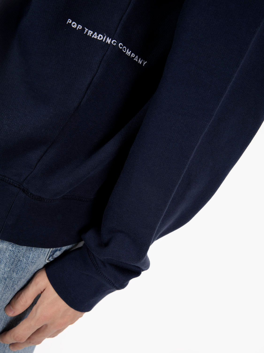 Halfzip sweat navy