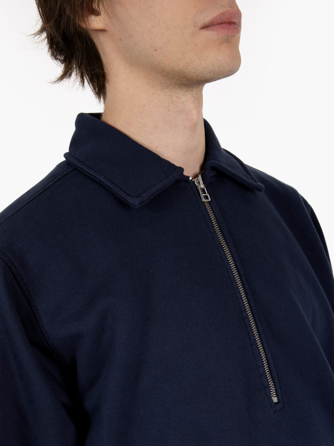 Halfzip sweat navy