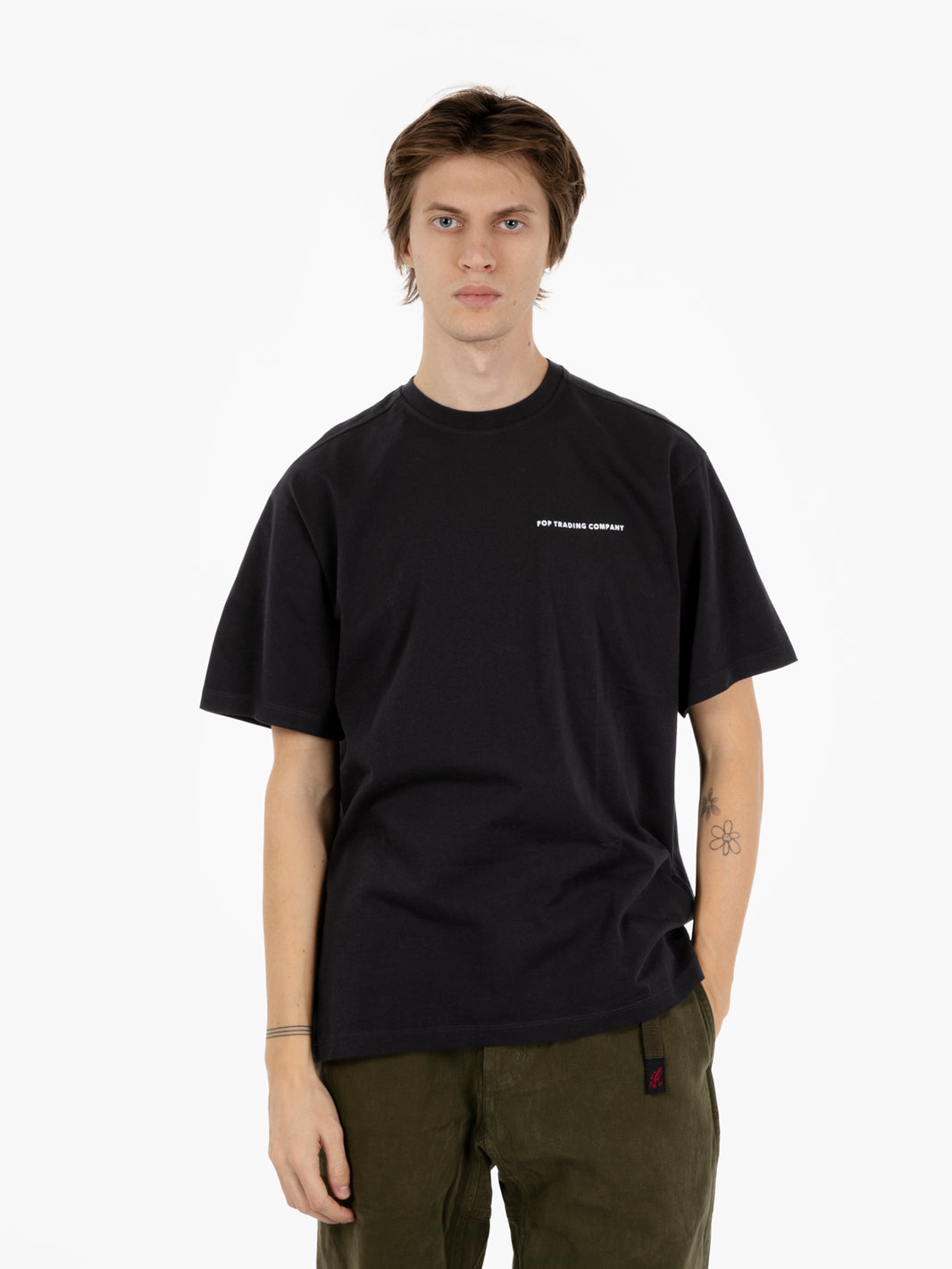 Logo t-shirt black / white