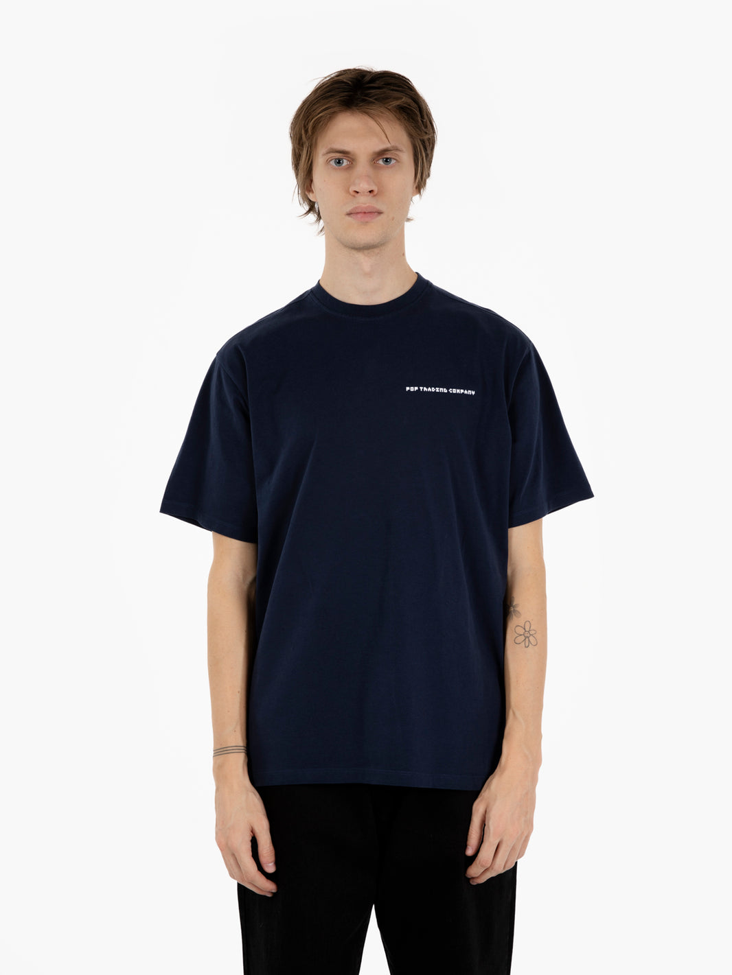 Pixel logo t-shirt navy
