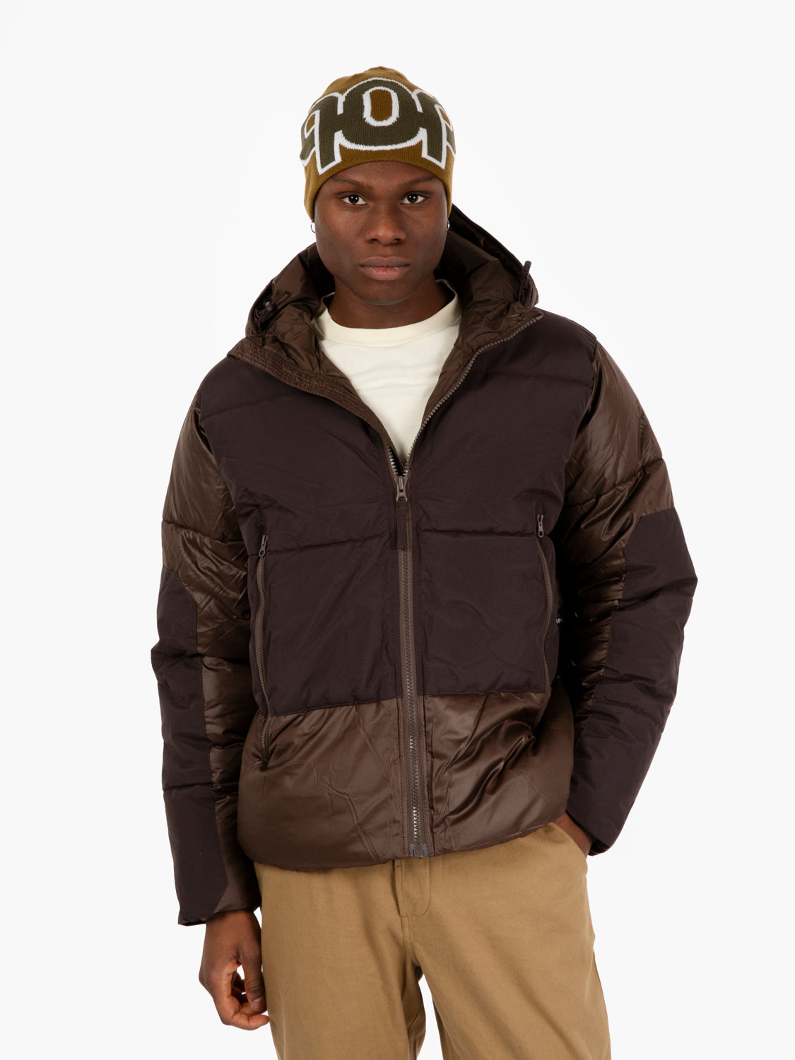 Pop Trading Company - Puffer jacket delicious brown | STIMM