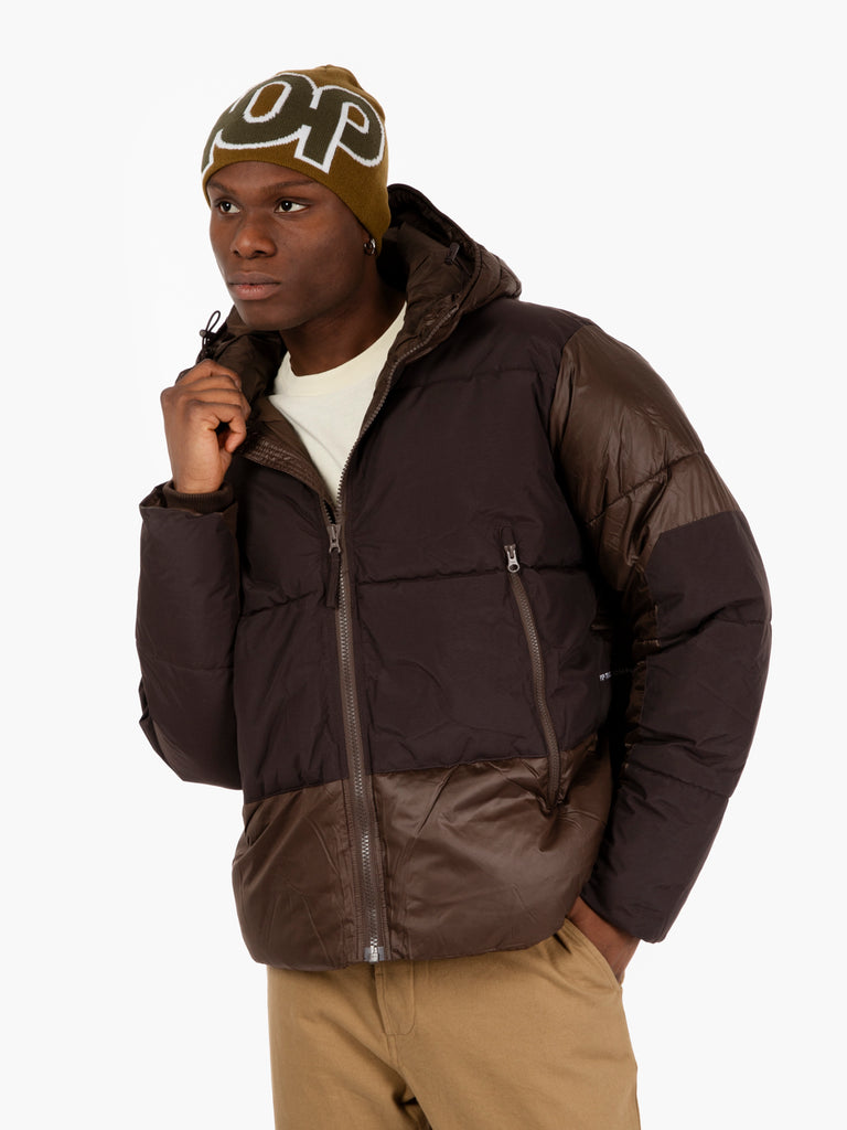 POP TRADING COMPANY - Puffer jacket delicioso brown