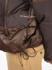 POP TRADING COMPANY - Puffer jacket delicioso brown