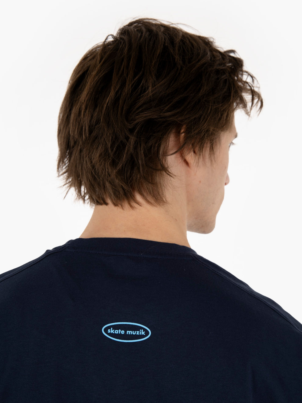 Skatemuzik t-shirt navy