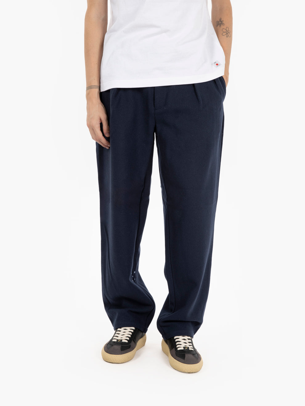 Wool Hewitt suit pants navy