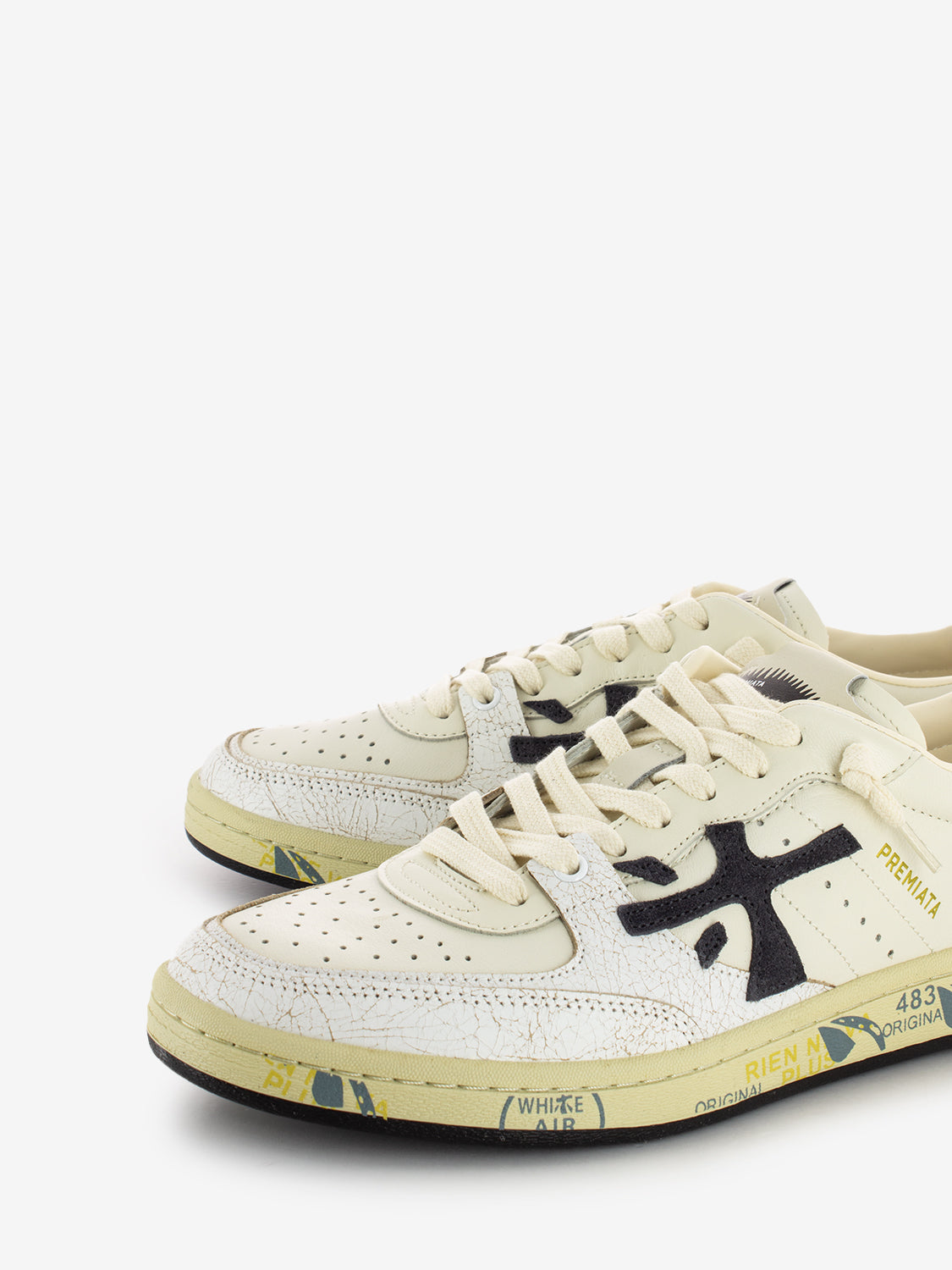 Bskt Clay offwhite / black