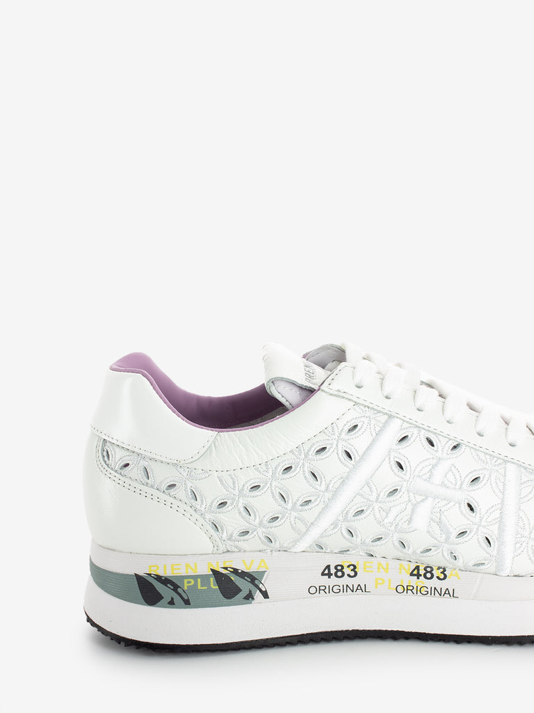 PREMIATA - Conny con ricamo white