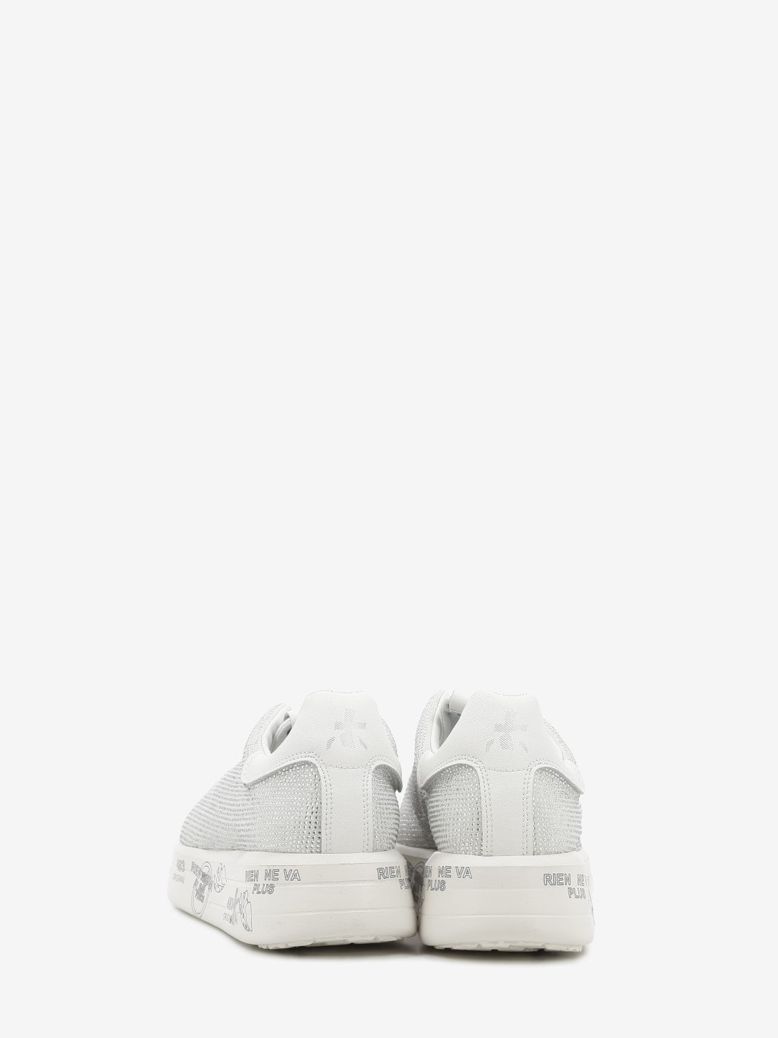 Sneakers Belle bianco glitter